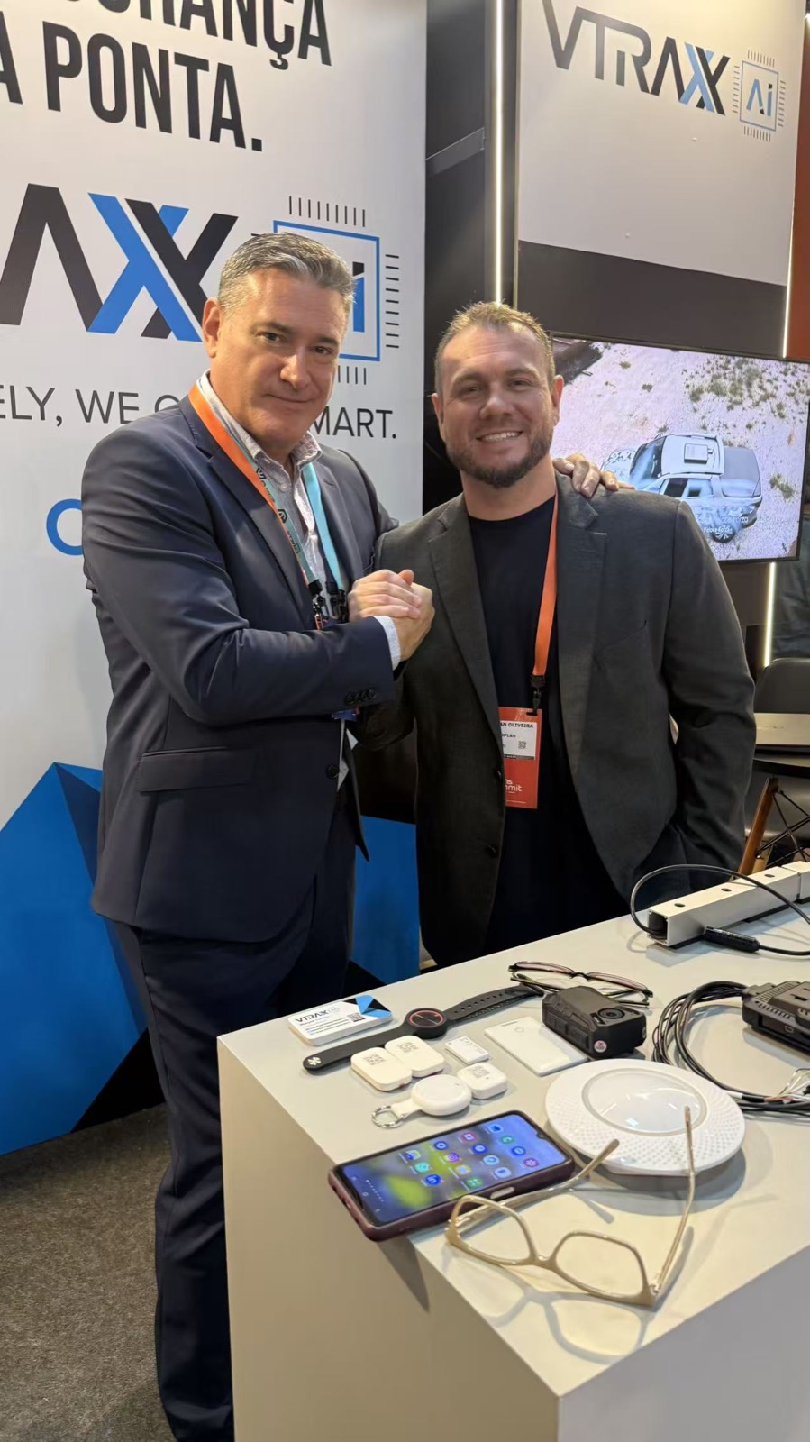 Meeting visitors at the TNS Summit 2026 stand